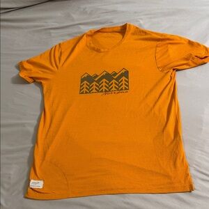 Norrona Orange Graphic Tee